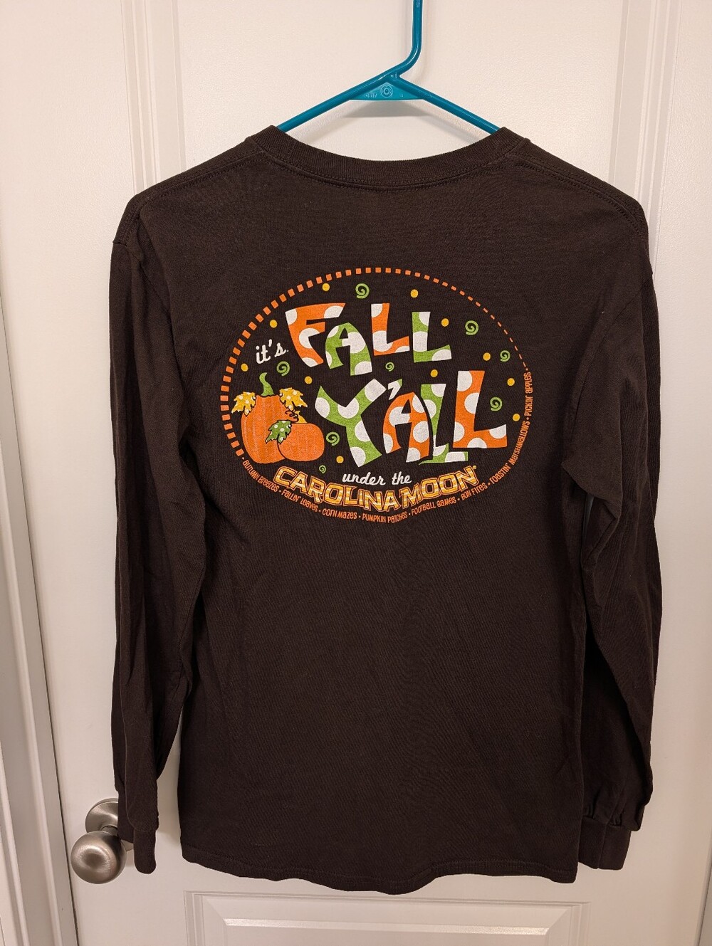 It's Fall Y'all Under The Carolina Moon T-shirt Pumpkins